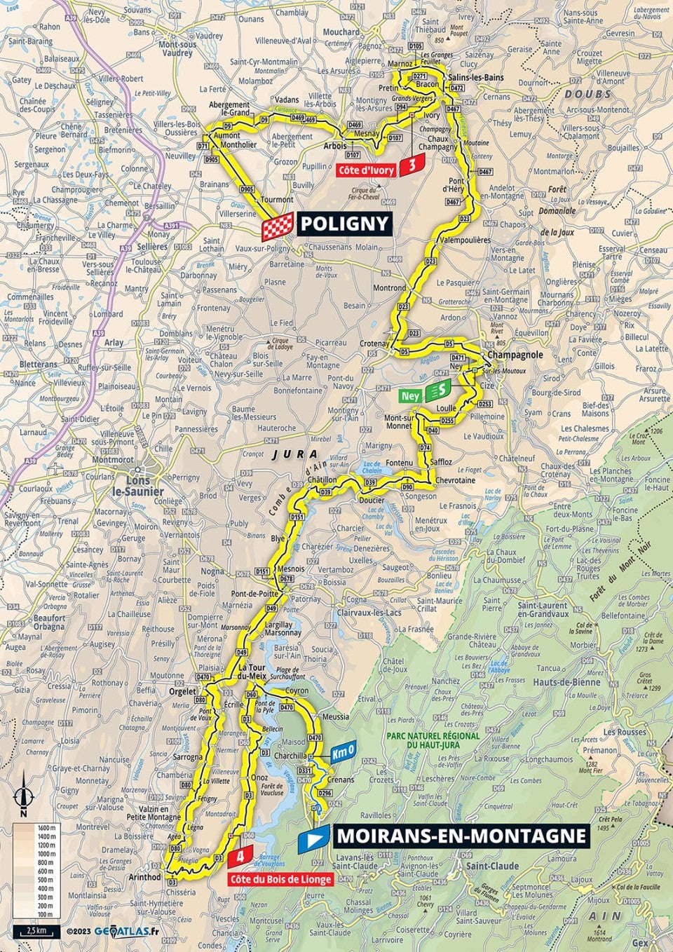 Tour de France 2023 stage 19 preview Route map and profile of 173km